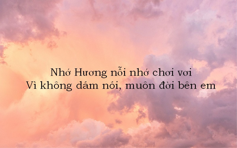 100+ câu thơ thả thính tên Hương, Hoa, Nhiên, Thắm độc đáo và hài hước