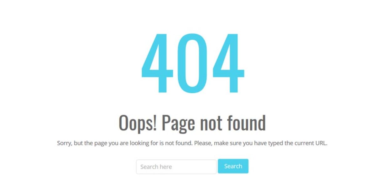 404 Not Found là gì? 8 cách khắc phục lỗi hiệu quả nhất hiện nay