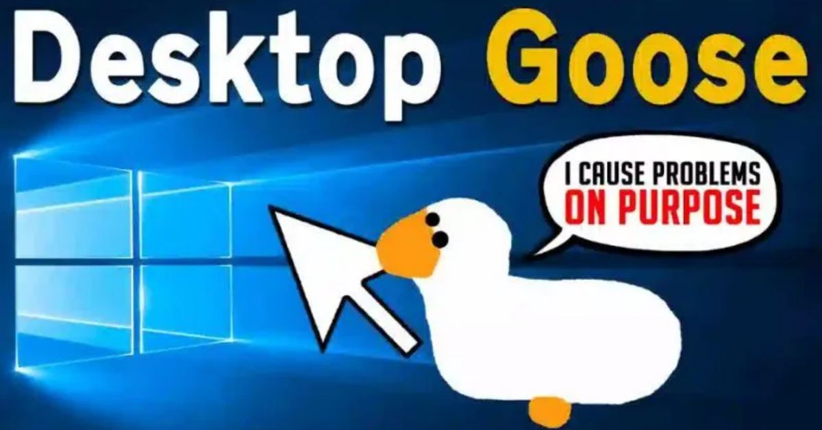 5 phút có ngay chú vịt quậy phá Desktop Goose đang viral trên TikTok