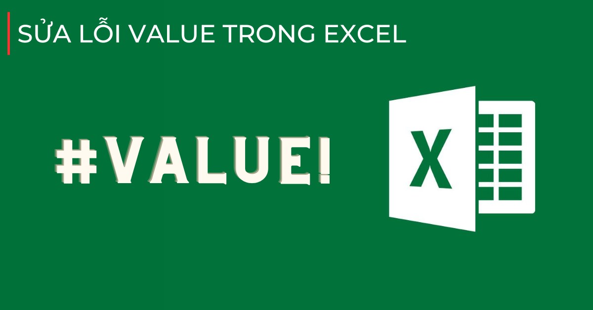 Các cách sửa lỗi value trong Excel