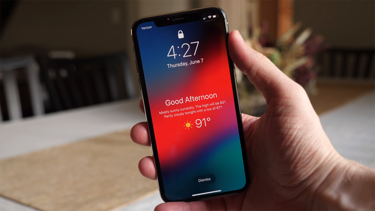 Cách cài thời tiết trên màn hình khoá iPhone cực đơn giản
