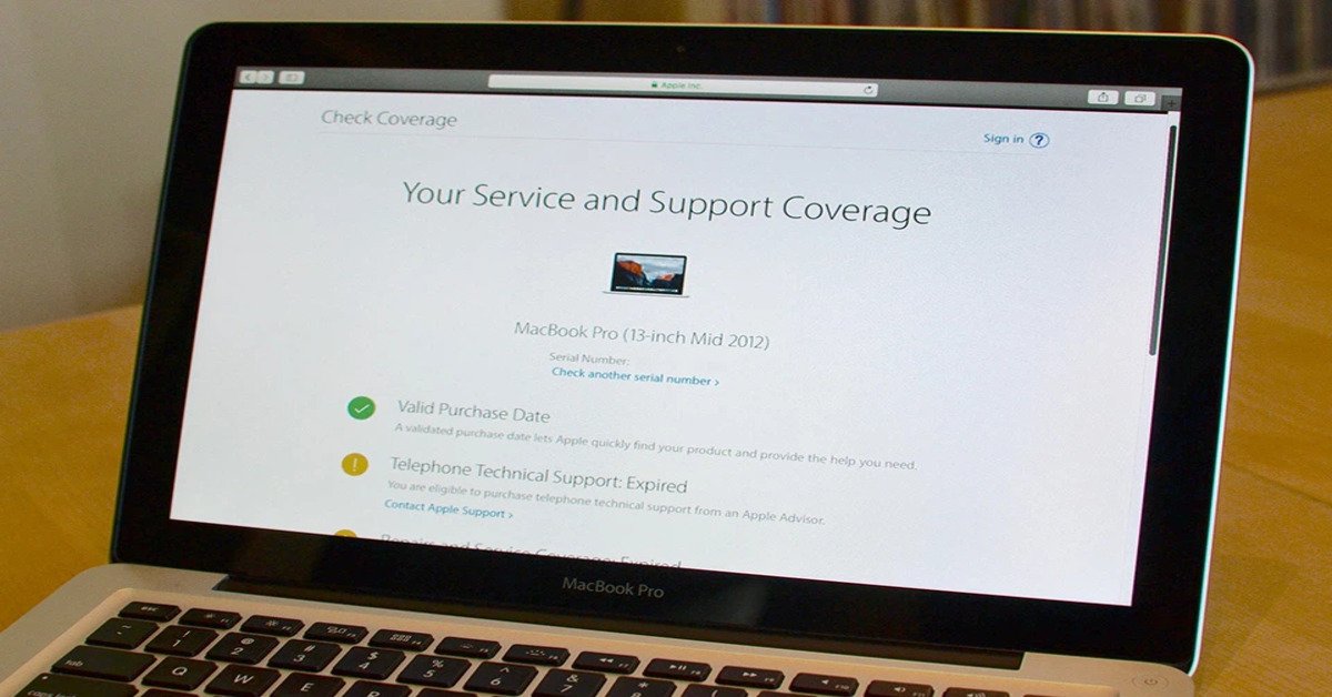 Cách check bảo hành Apple thông qua website Checkcoverage