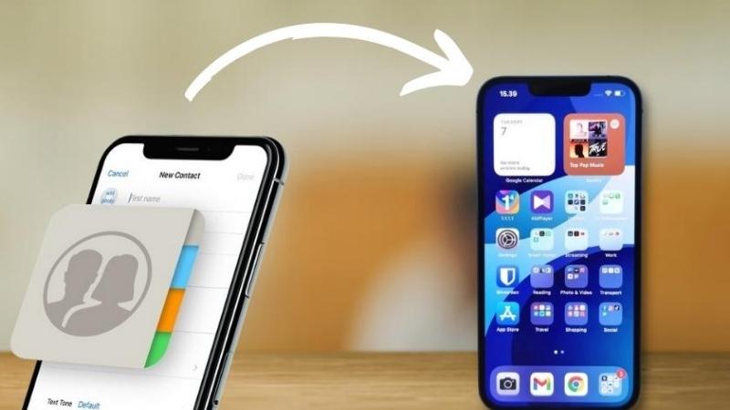Cách chuyển danh bạ từ iphone sang iphone