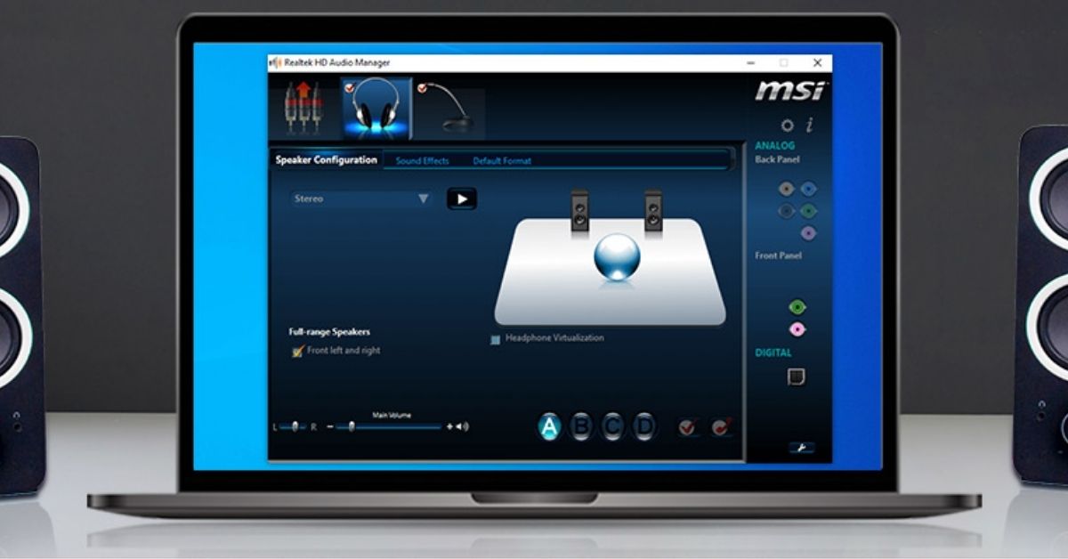 Cách mở Realtek HD Audio Manager trên Windows 10 đơn giản nhất