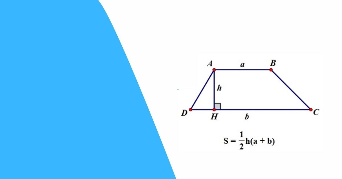 Cách tính diện tích hình thang & hình thang vuông, bài tập thực hành minh họa chi tiết