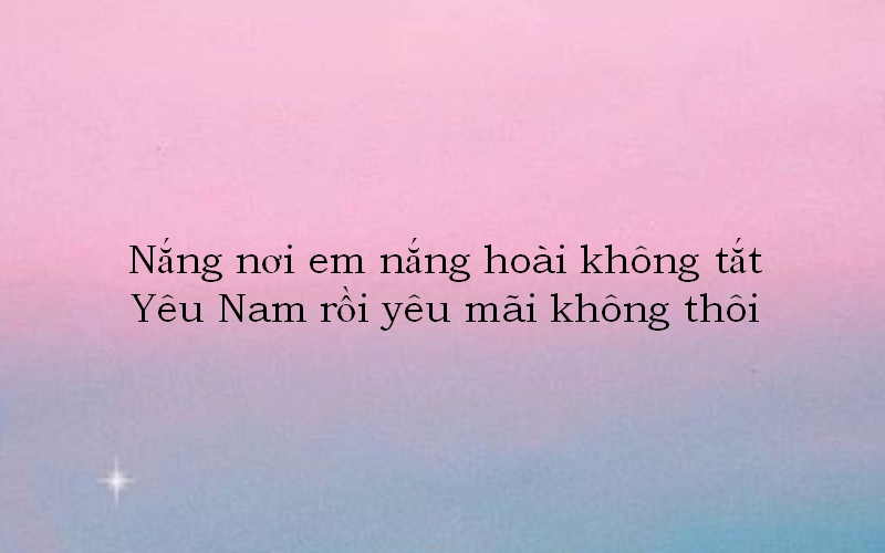 Chùm thơ thả thính tên Nam ngắn gọn, hài hước nhất