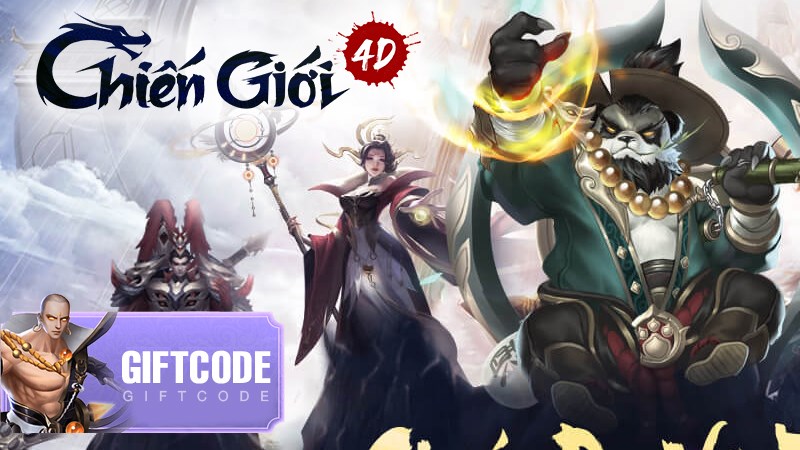 Code Chiến Giới 4D mới nhất 2024, Cách nhập Giftcode