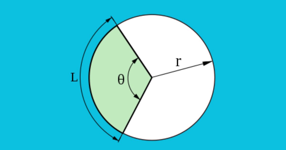 Công thức tính diện tích hình quạt tròn
