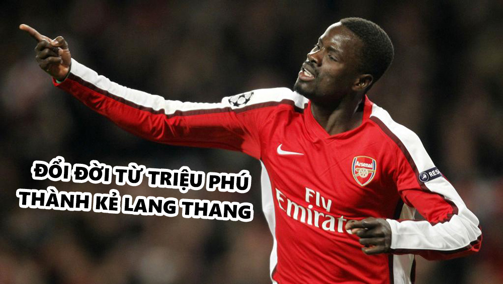 Emmanuel Eboue: Cựu sao Arsenal vì quá tin vợ từ triệu phú thành kẻ lang thang trong “một nốt nhạc”