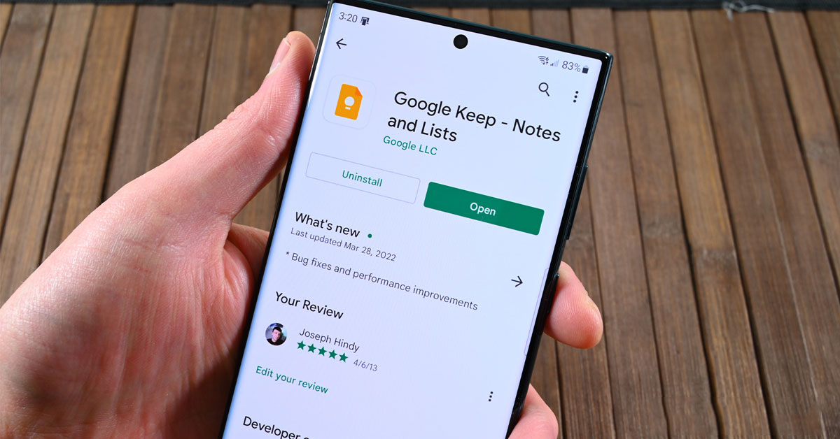 Google Keep – ứng dụng ghi chú của Google