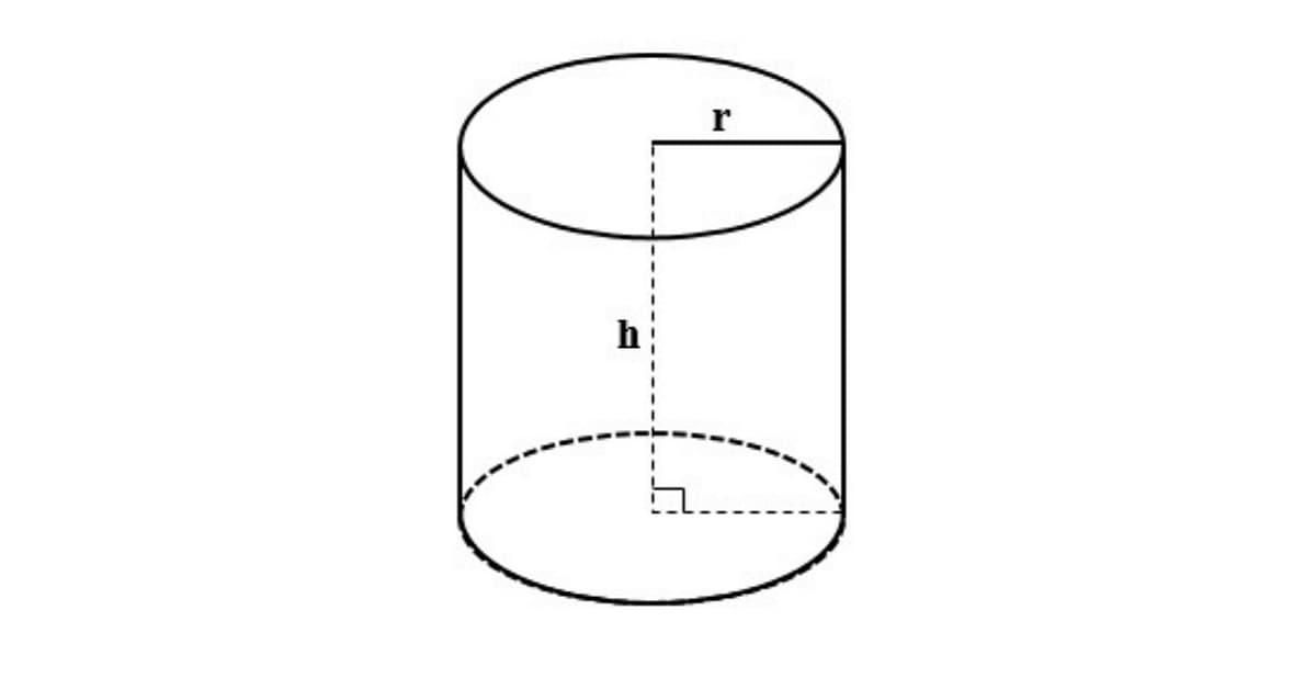 Hướng dẫn cách tính thể tích khối trụ và bài tập minh hoạ