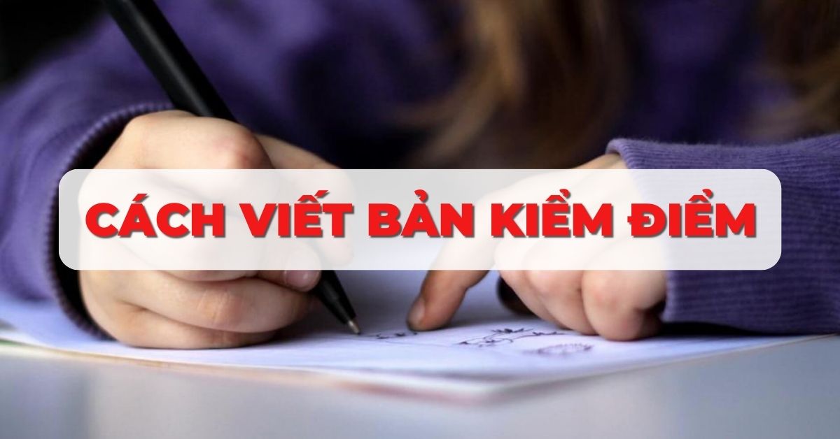 Hướng dẫn cách viết bản kiểm điểm