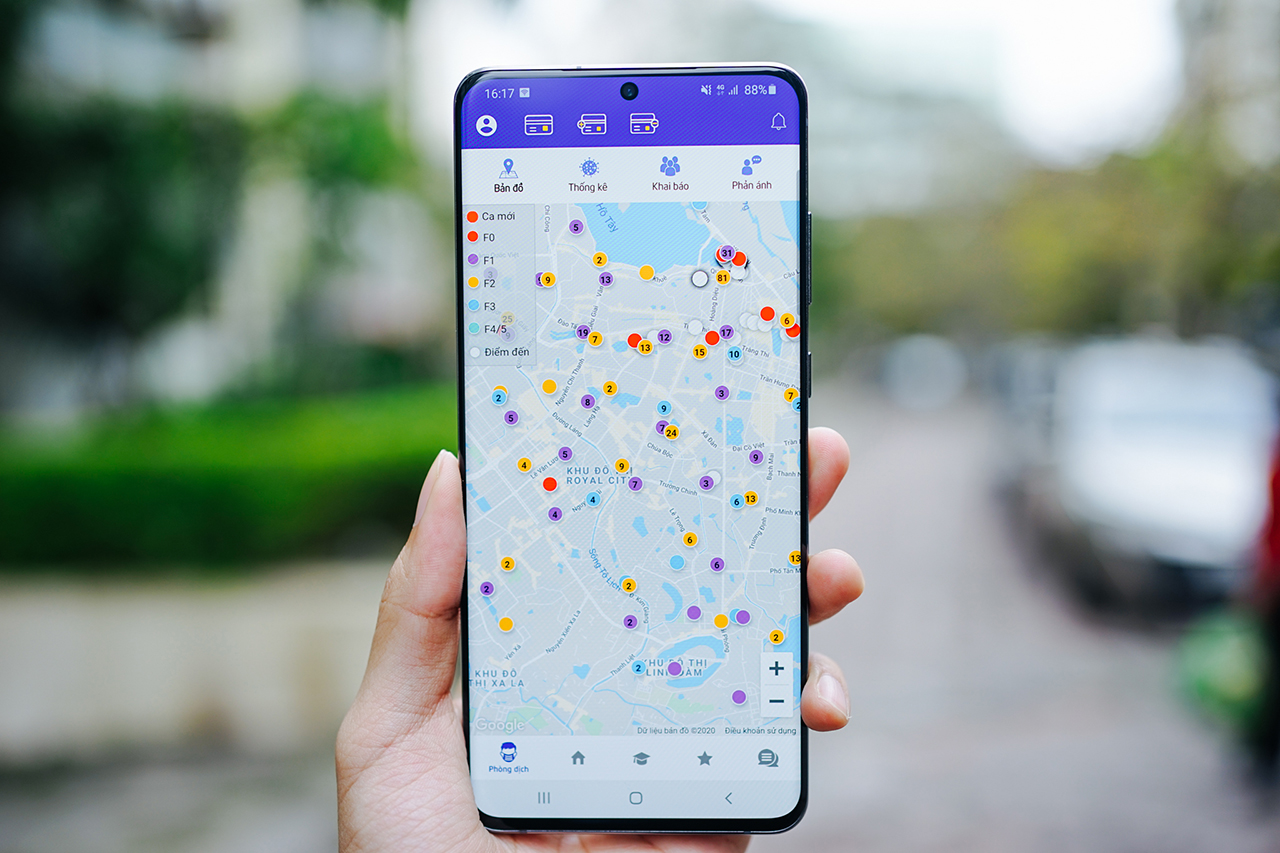 Hướng dẫn sử dụng phần mềm Hà Nội SmartCity để theo dõi vị trí người nhiễm Covid-19