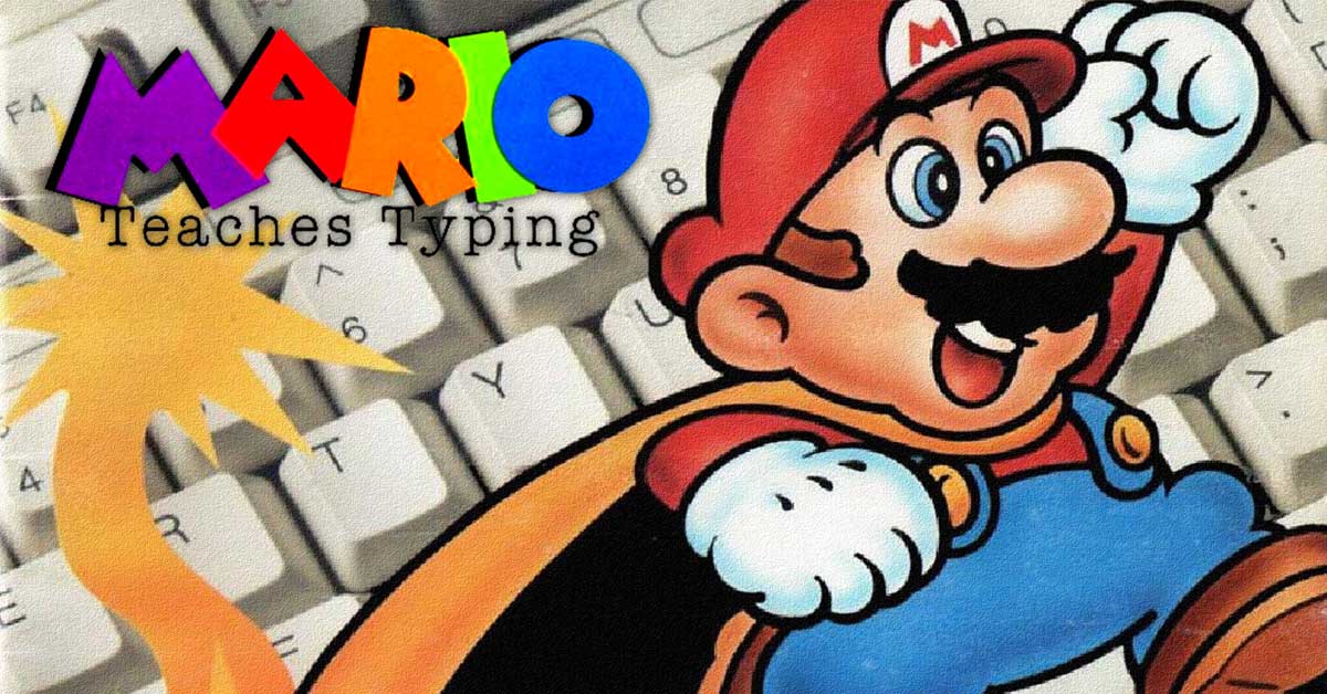 Luyện gõ 10 ngón bằng Mario Teaches Typing online, game luyện đánh máy cực hấp dẫn