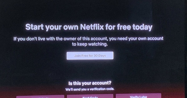 Netflix bắt đầu chặn người dùng chia sẻ tài khoản