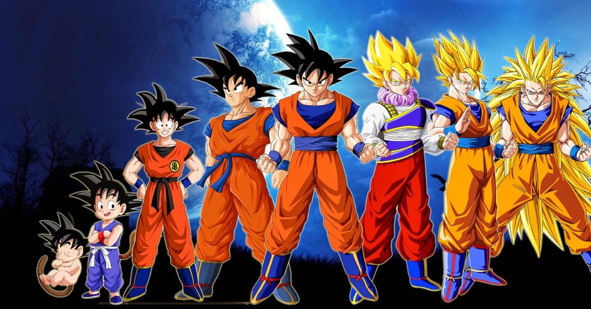 Songoku và 10 trạng thái biến hình Saiyan trong Dragon Ball