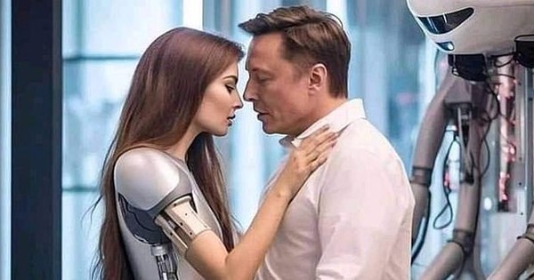 Sự thật về những hình ảnh tỷ phú Elon Musk ôm hôn robot khiến ai nhìn cũng sốc