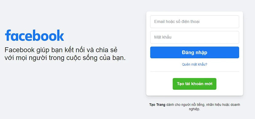 Tại sao khi đăng ký Facebook lại bị lỗi và cách khắc phục