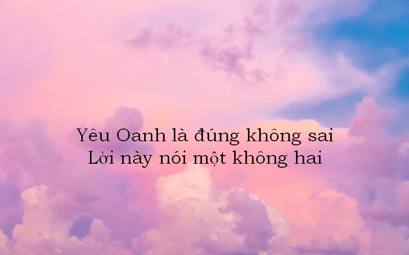 Tập thơ thả thính tên Oanh, Quỳnh, Bích, Nguyệt, Nghi ngọt ngào, lãng mạn nhất