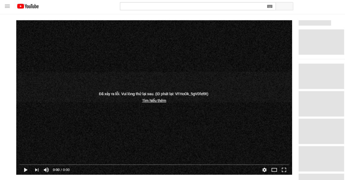 Tất tần tật các lỗi YouTube hay gặp và cách khắc phục hiệu quả