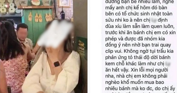 Toàn cảnh vụ gái xinh lén quẹt bánh kem dậy sóng MXH: Chính chủ lên tiếng xin lỗi nhưng loạt “người thân không quen” trên trời rơi xuống mới đang là tâm điểm chú ý