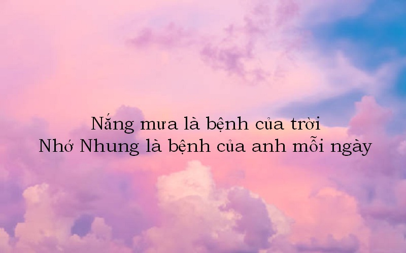 Tổng hợp những câu thơ thả thính tên Nhung cực chất