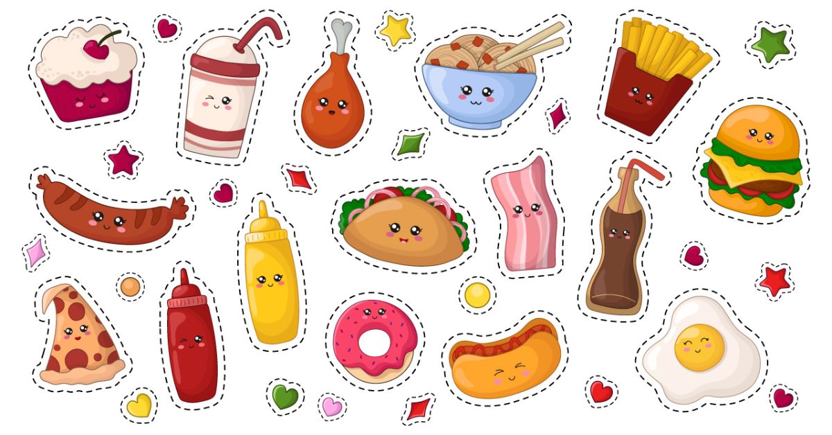 Tổng hợp những hình vẽ sticker cute, đẹp mắt