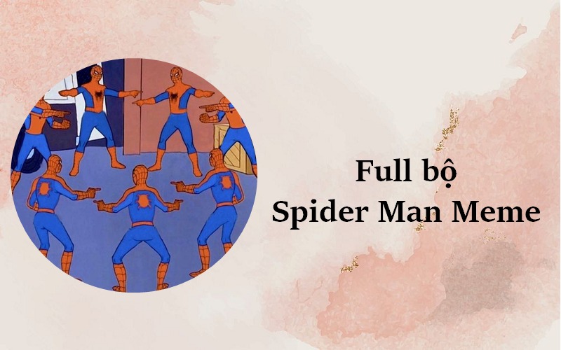 Trọn bộ 100+ Spider Man Meme: Ảnh meme Người Nhện siêu anh hùng hài hước