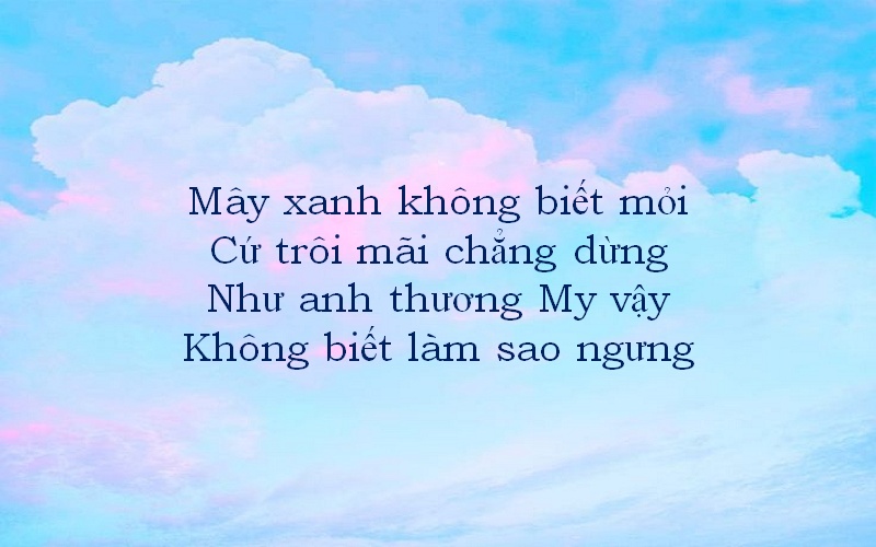 Trọn bộ thơ thả thính tên My, Mỹ ngắn gọn, hài hước, lãng mạn cực hay