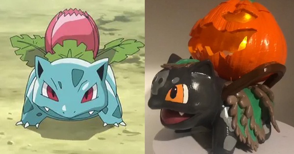 Tự thiết kế Ivysaur từ quả bí ngô, fan của Pokemon khiến cộng đồng thích thú