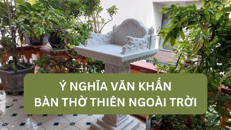 Văn khấn bàn thờ thiên ngoài trời, mẫu khấn thông thiên