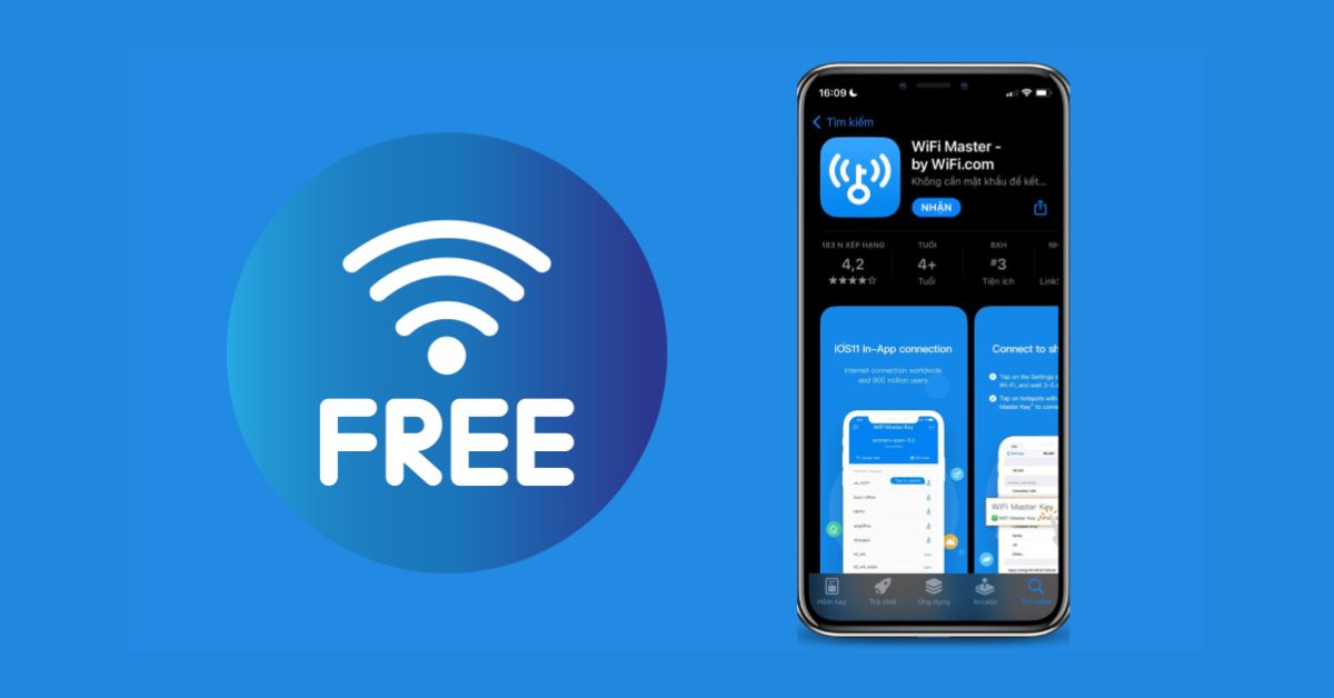 WiFi Master – by WiFi.com: Kết nối Wifi miễn phí không cần mật khẩu