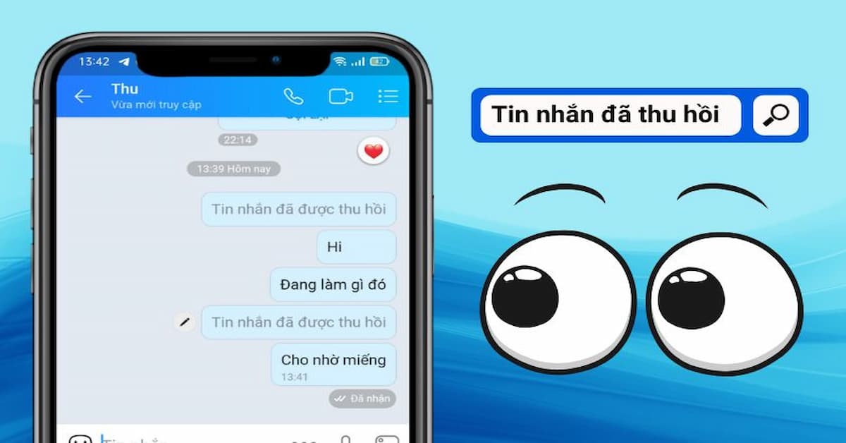 Xem tin nhắn đã thu hồi trên Zalo trên iPhone được không?