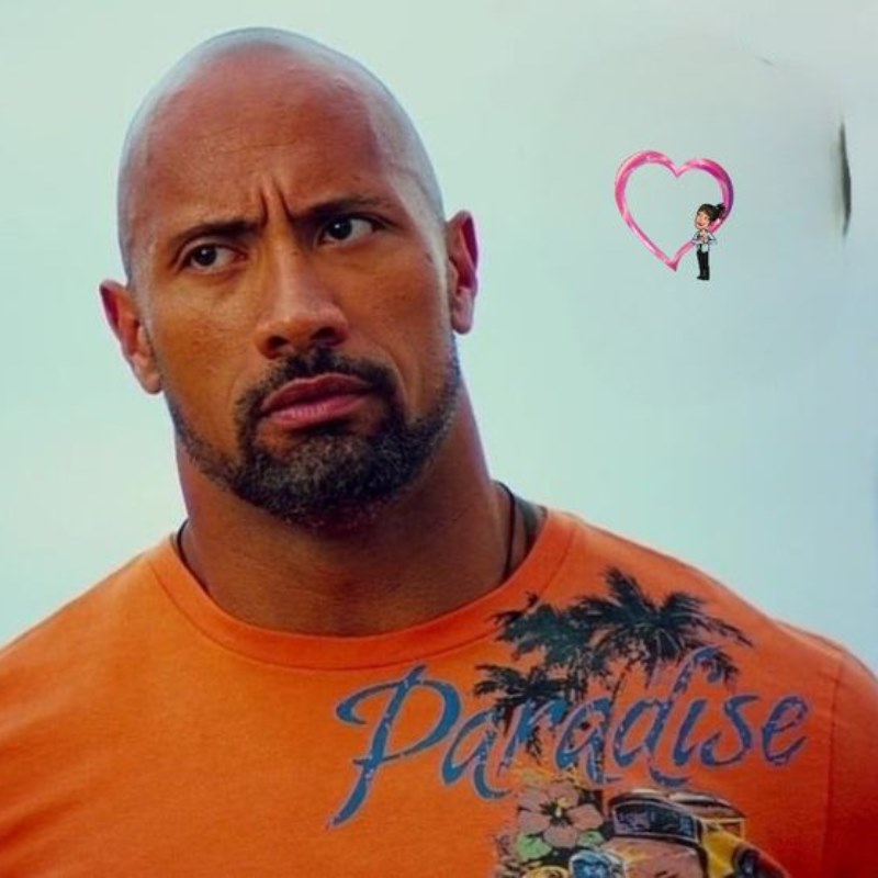 Ảnh meme The Rock vui