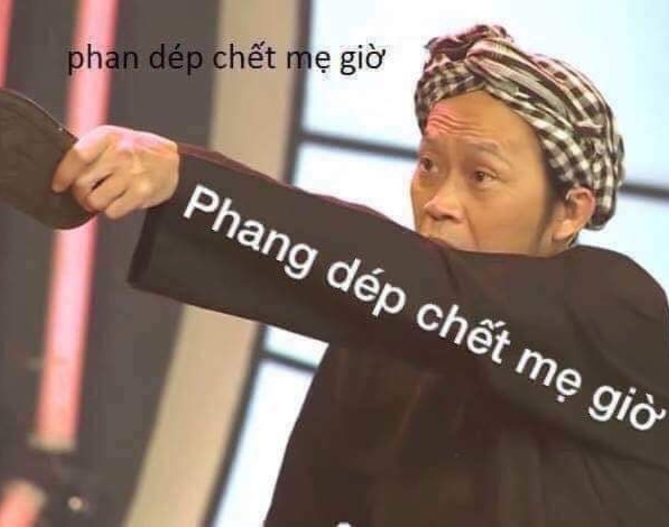 meme ảnh phang dép