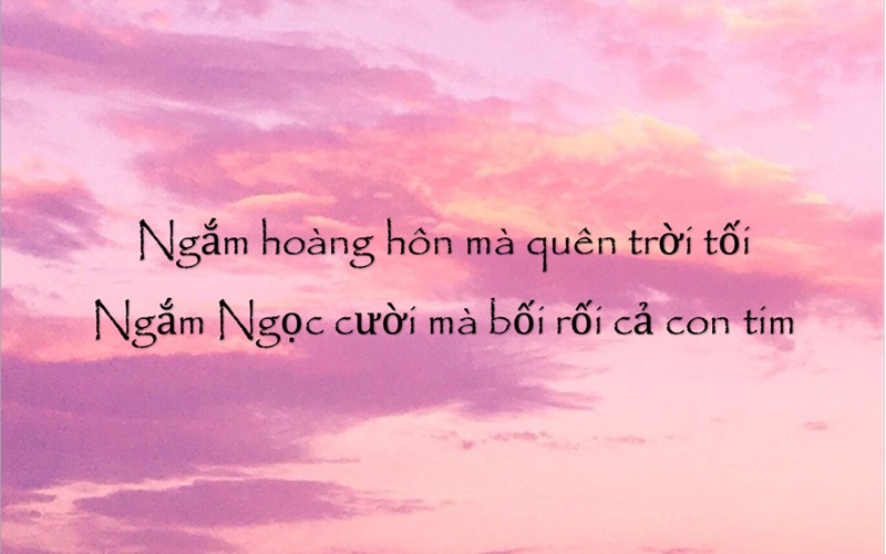 Thả thính tên Ngọc