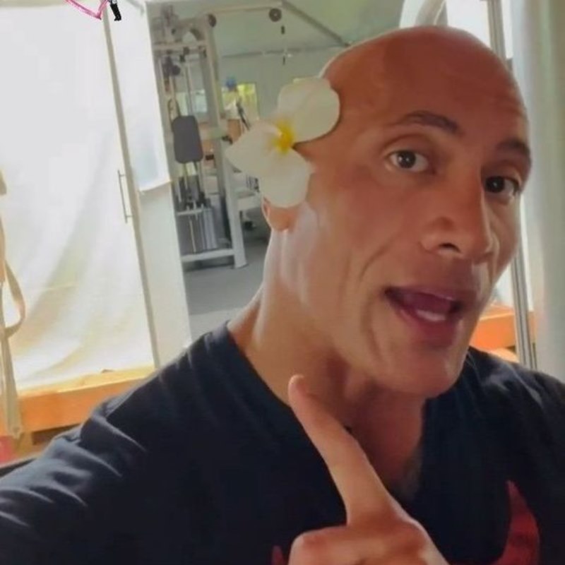 The Rock ảnh meme