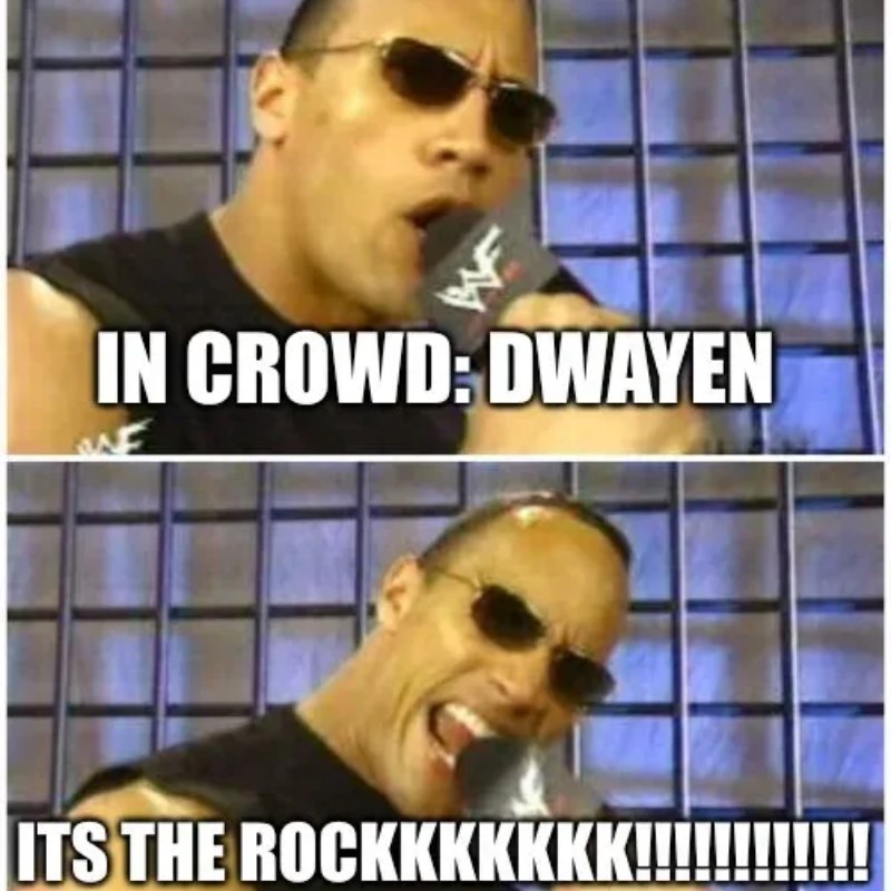 The Rock meme