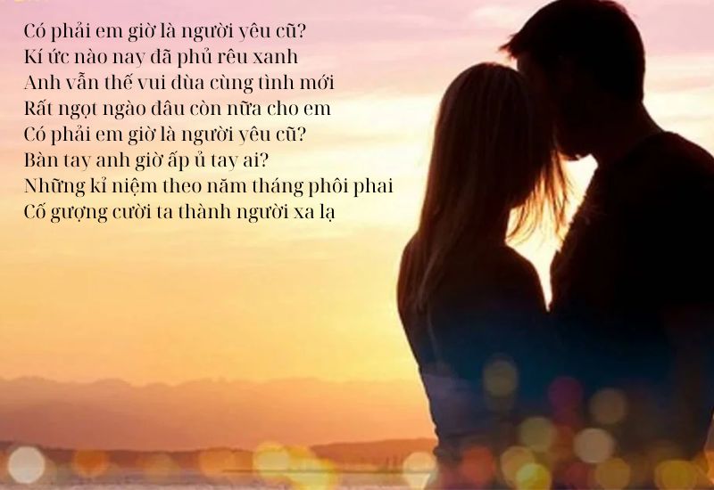 thơ về người yêu cũ