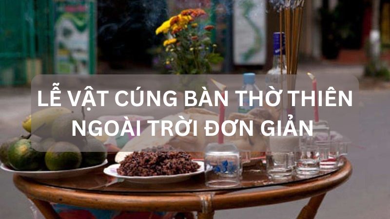 văn khấn mẫu thiên ngoài trời