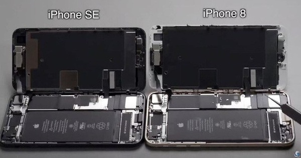 Cận cảnh “nội thất” iPhone SE mới: Gần như giống hệt iPhone 8, đến mức có thể đổi linh kiện cho nhau