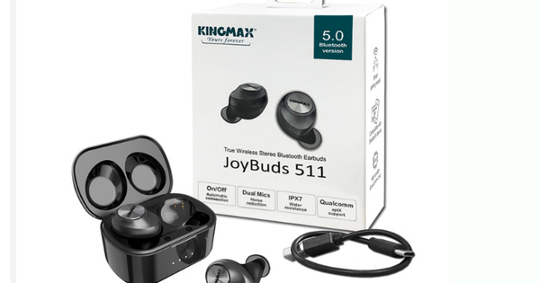 Kingmax ra mắt tai nghe bluetooth JoyBuds511: gọn nhẹ, đầy đủ tính năng cùng giá thành phải chăng