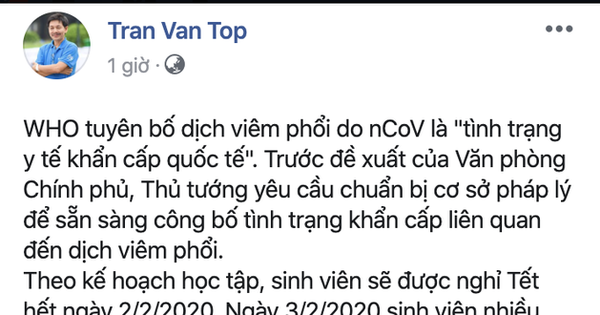 Lo ngại Virus Corona, ĐH Bách Khoa Hà Nội quyết định cho sinh viên nghỉ học thêm 1 tuần!