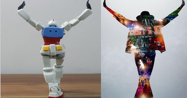 Quá thần tượng Michael Jackson, fan làm hẳn clip “cosplay” điệu nhảy của ông hoàng nhạc Pop bằng Gundam