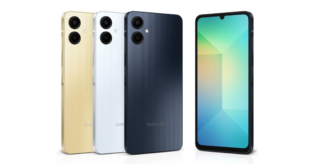 Samsung Galaxy A06 lộ ảnh render nét căng với phiên bản màu vàng