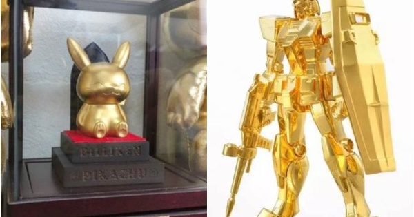 Xuất hiện phiên bản Pikachu và Gundam bằng vàng ròng nguyên chất, giá bán gây sốc khiến cộng đồng mạng ngỡ ngàng