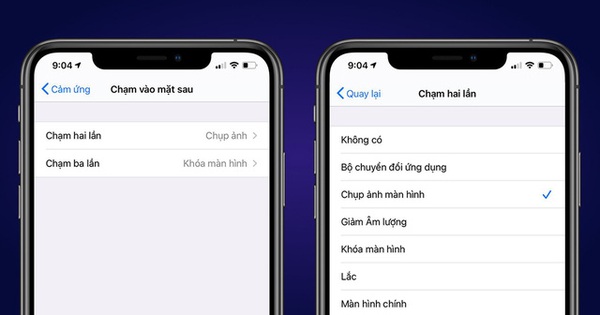 iOS 14 cho phép người dùng ‘gõ vào lưng iPhone’ để khoá máy, chụp ảnh màn hình, về Home…