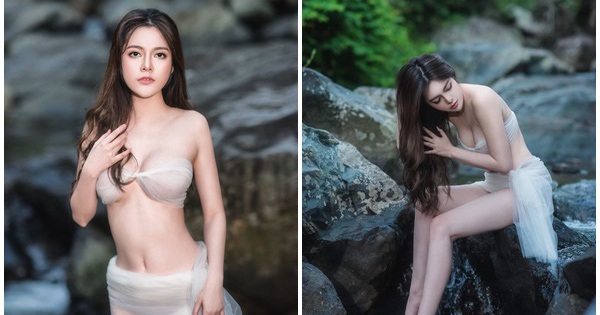 Bỏ thi Hoa Hậu Hoàn Vũ Việt Nam 2019, cô nàng hot girl “Về nhà đi con” tung ảnh gợi cảm giữa núi rừng