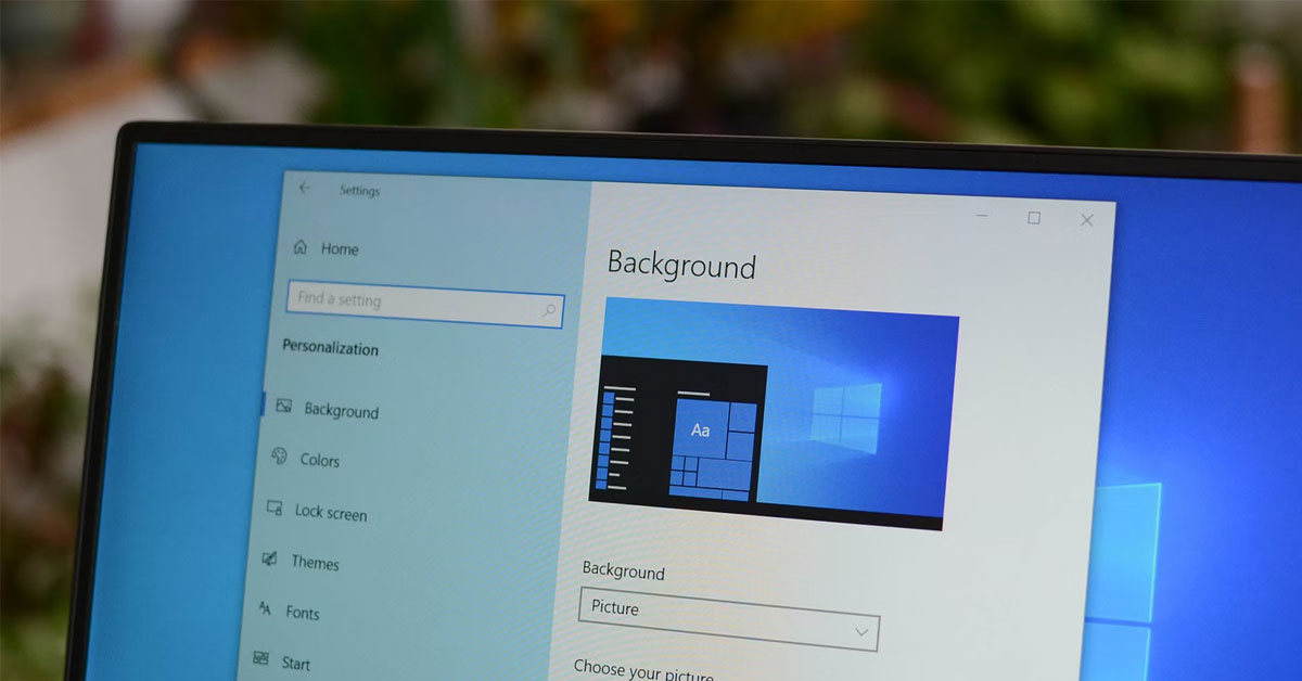 Hướng dẫn cách đổi hình nền máy tính Windows 10