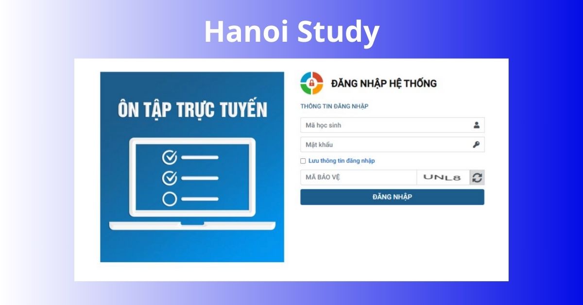 Cách cấp lại mật khẩu cho học sinh trên HaNoi Study khi quên